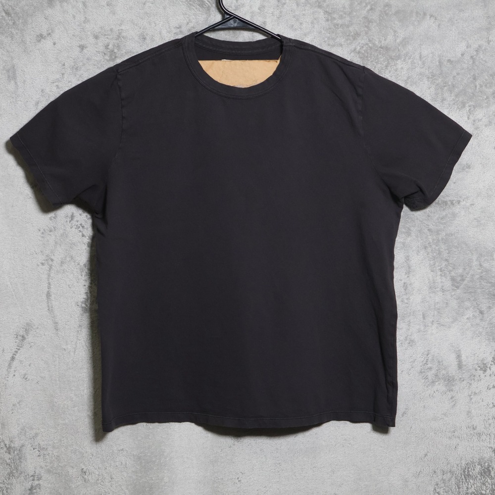 Imogene Willie T-Shirt Mens XXL Black Short Sleeve Crew Neck Preppy Made in USA